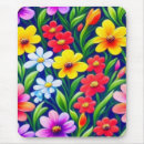 Recherche de modèle floral tapis souris Mignon