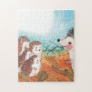 Recherche de hérisson puzzles Mignon