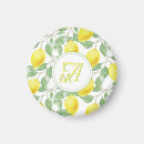 Recherche de jeunes mariés magnets Monogrammé