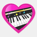 Recherche de pianos autocollants Étoiles