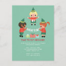 Recherche de elfes invitations Blanc