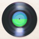 Recherche de albums disque vinyle de dessous de verres Rétro