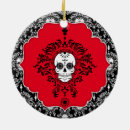 Recherche de dia de los muertos ornements Noir