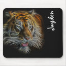 Recherche de tigre abstrait tapis souris Toute personne