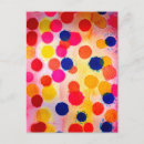Recherche de points de polka cartes postales Abstrait