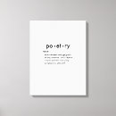 Recherche de poésie art Toile