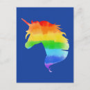 Recherche de unicorne cartes postales Aquarelle
