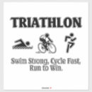 Recherche de triathlete autocollants Marathon