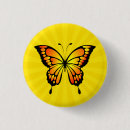 Recherche de ailes papillon badges Jaune