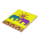 Recherche de éléphant coloré carreaux Éléphants