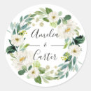 Recherche de fleurs blanches autocollants Blanc et vert