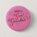Recherche de suis grand mère badges Great grandmother