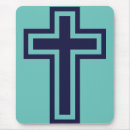 Recherche de croix bleue tapis souris Chrétien