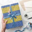 Recherche de drapeau jaune papier cadeau Bleu