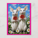 Recherche de souris mignonne cartes postales Pour elle
