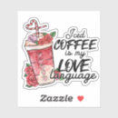 Recherche de amour café autocollants Coeur