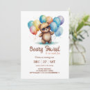 Recherche de beary 1ans anniversaire invitations Mignon