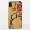 Recherche de fleurs de cerisier rouges iphone coques Floral