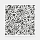 Recherche de dentelle noire serviettes Floral