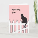 Recherche de silhouette de chat vœux cartes Cats