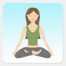 Recherche de yoga pose autocollants Pois de lotus