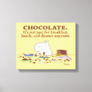Zoek naar chocolade canvas prints Dessert