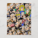 Recherche de foule cartes postales Humour