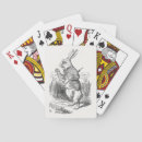 Recherche de lapin blanc jeux de cartes Illustration
