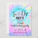 Zoek naar tie dye party uitnodigingen Regenboogverjaardag