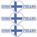 Recherche de drapeau finlandais autocollants Suomi