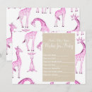 Recherche de giraffe baby shower invitations Filles
