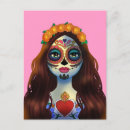 Recherche de crânes de sucre cartes postales Catrina