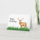 Recherche de deer anniversaire cartes Vert