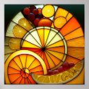 Recherche de tranche orange posters Coloré