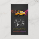 Recherche de chauffeurs de bus cartes visite Chauffeur d'autobus