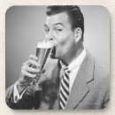 Recherche de verre bière de dessous de verres Noir et blanc