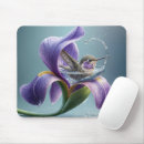 Recherche de colibri tapis souris Fleur