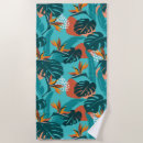 Recherche de palmier tropical serviettes de plage Moderne
