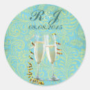 Recherche de champagne flutes autocollants Merci