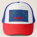 Recherche de floral bleu casquettes Fleur