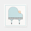 Recherche de piano serviettes Bleu