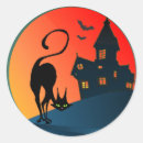 Zoek naar spookhuis stickers Zwarte kat