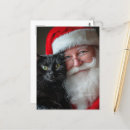 Recherche de noël mignon cartes postales Chat