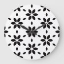 Recherche de noir et blanc abstrait horloges Pour elle