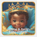 Recherche de royal baby shower autocollants Couronne d'or