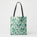 Recherche de feuillage vert tote bags Motif