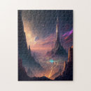 Recherche de science fiction puzzles Paysage