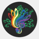 Recherche de symboles de musique autocollants Basse