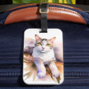 Recherche de dessin de chat bagages étiquettes Pour elle