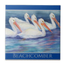 Zoek naar pelikanen tegels Strand